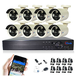 85 Series 8CH 5.0M HD-AHD realtime 5 in 1 Hybrid DVR(HVR) kit